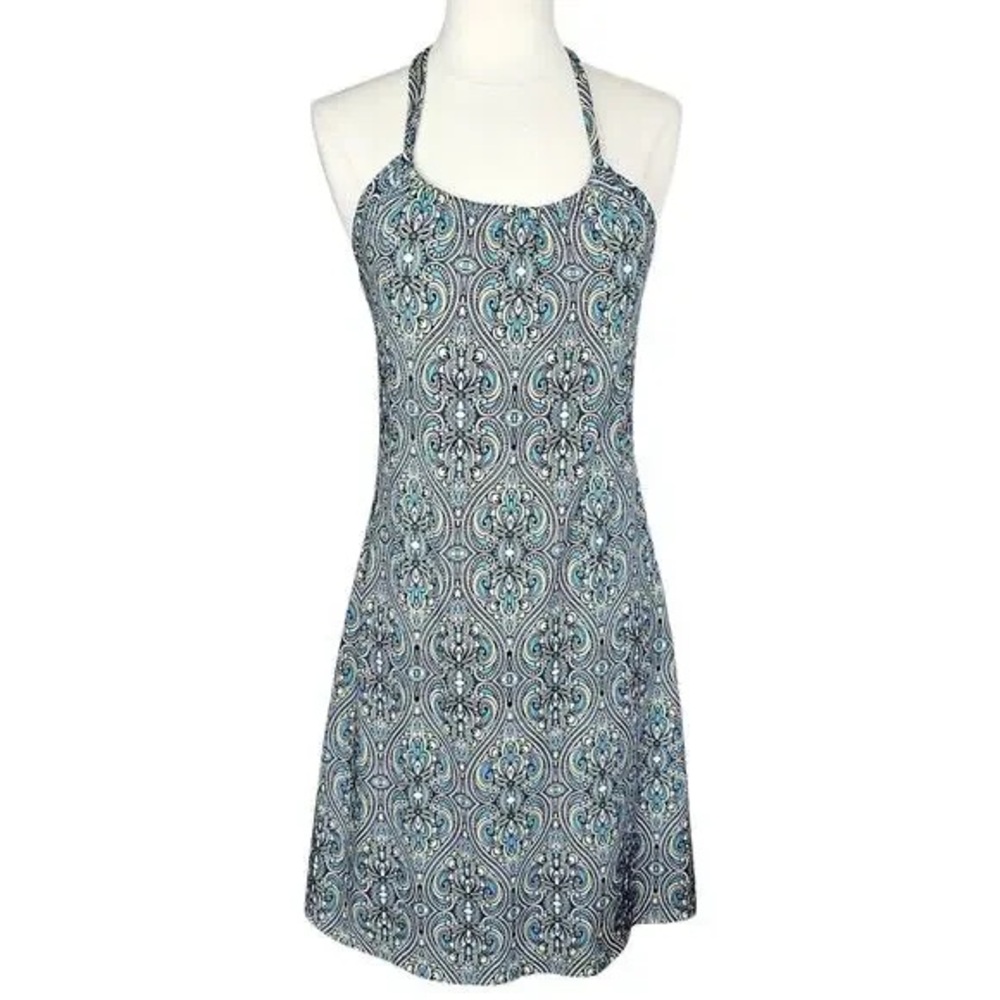 PrAna Quinn dress in Cyan Tile colorway size XS